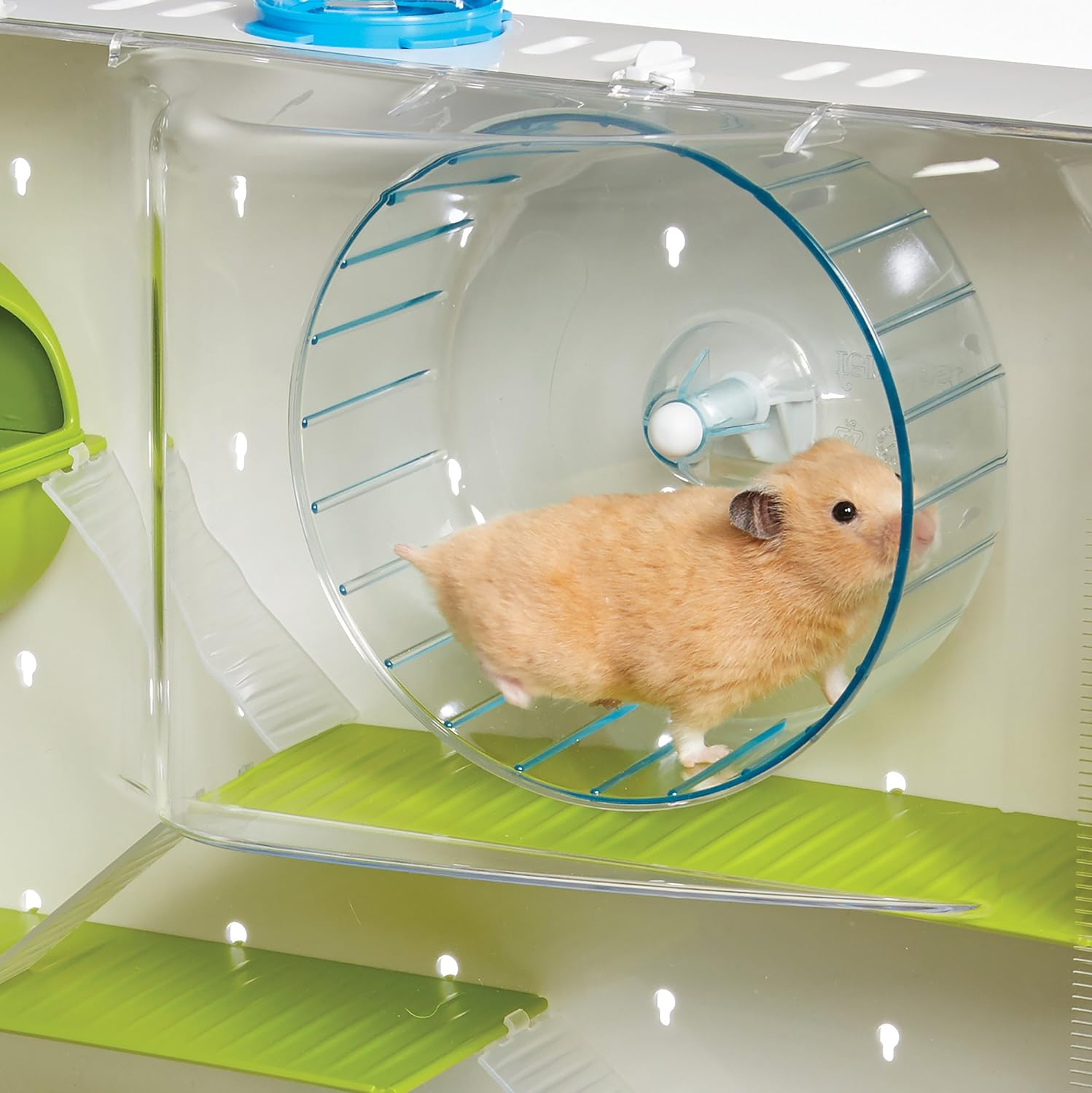 Midwest Homes for Pets Hamster Cage | Awesome Arcade Hamster Home (White) | 18.11 X 11.61 X 21.26 Inch image number 2