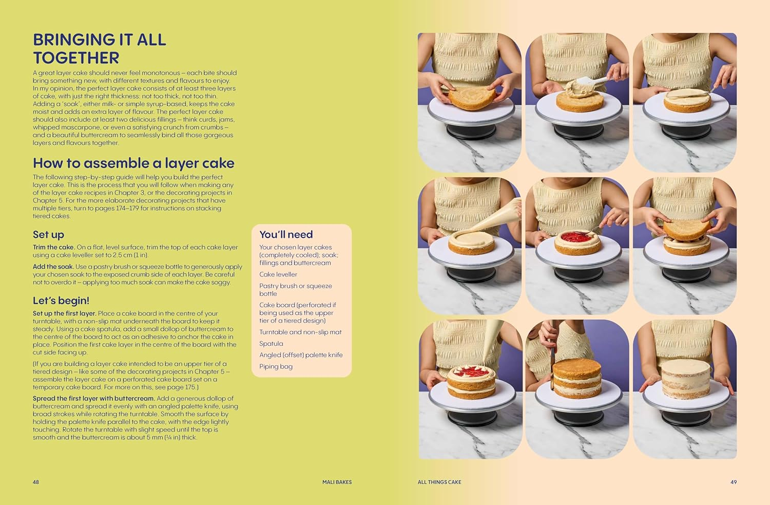 Mali Bakes: Make and Decorate the Retro Cakes of Your Dreams image number 5