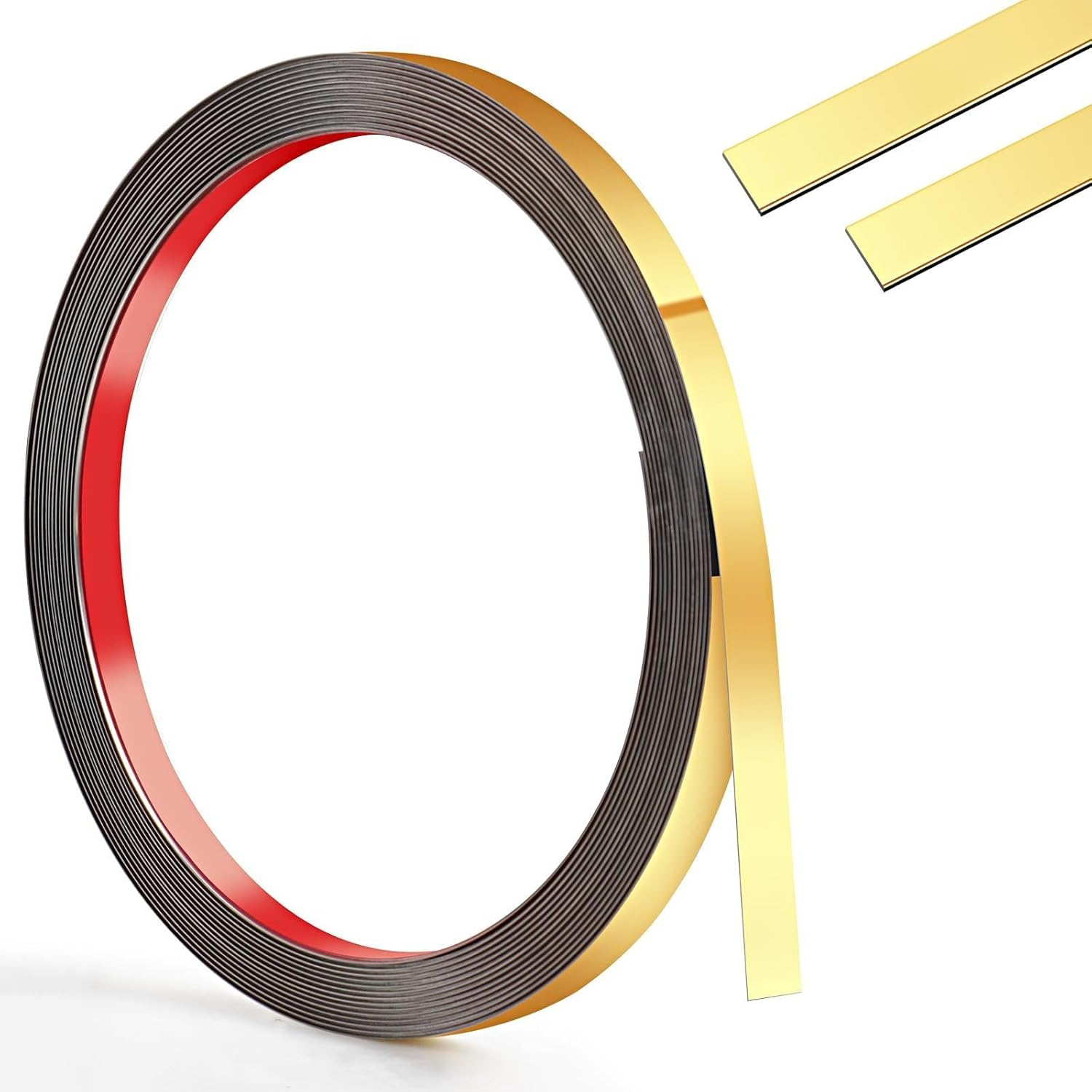 2Cm-300Cm Peel and Stick Moulding,Self-Adhesive Tile Trim Stainless Steel,Flexible Edging Strip Gold Metalized,Moulding Trim Corner Trim for Mirror Frame Ceiling Cabinet Tile Fireplace（Silver）