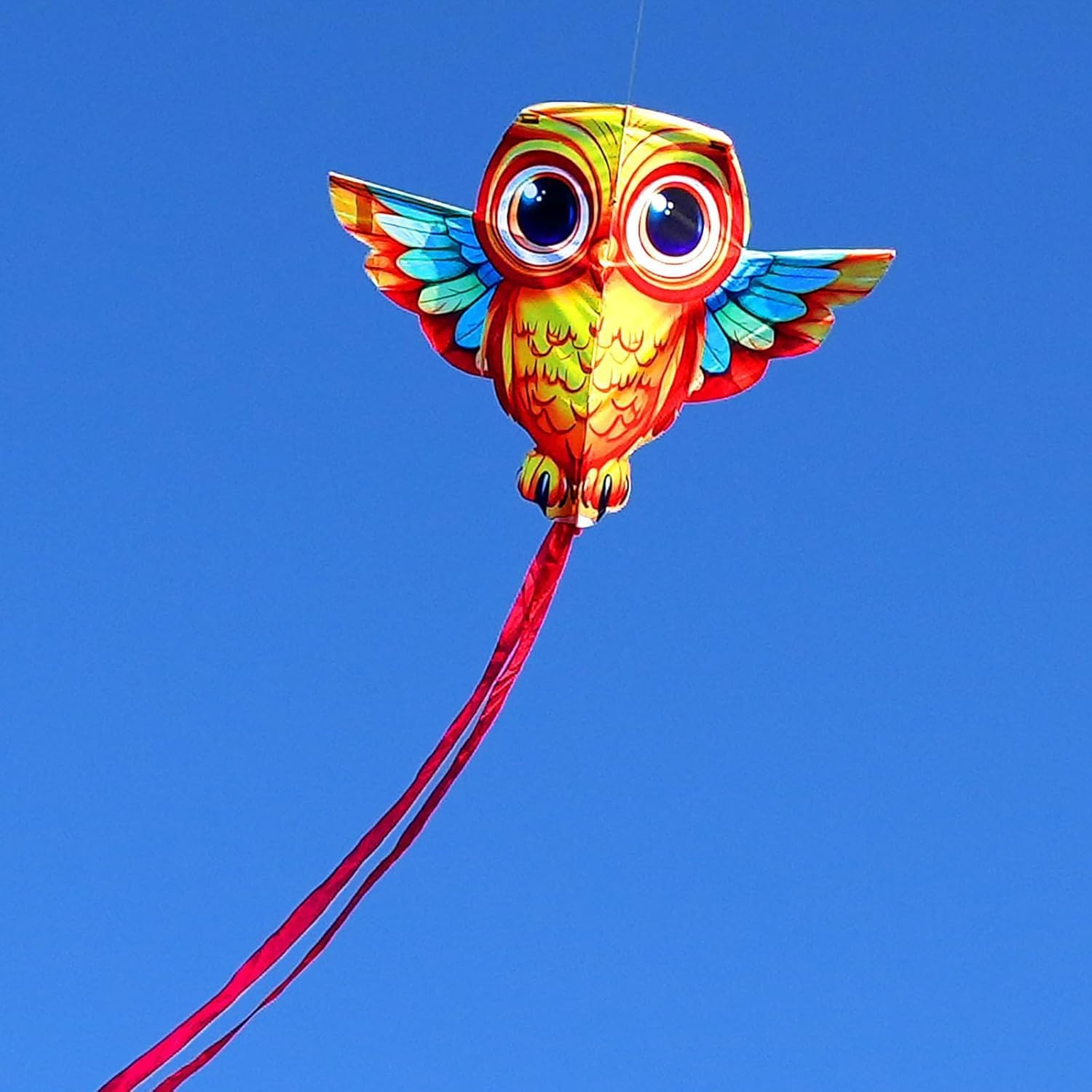 Touch the Sky Cartoon Owl Dragon for Children and Adults, Exquisite Fabrics and Unique Structure Design, Excellent Outdoor Games and Activity Toys. image number 1