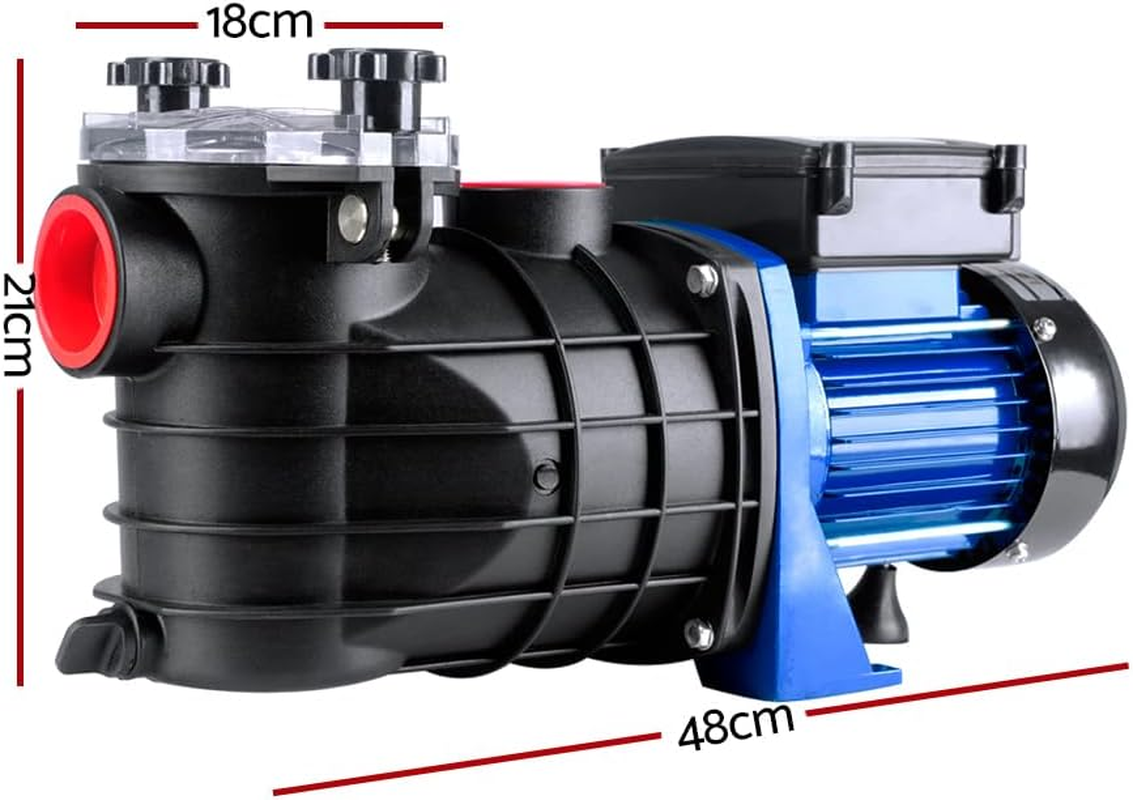 Giantz Pool Pump Swimming Pump Water 1200W Max. 1.6HP Electric Circulation Spa Filter image number 5