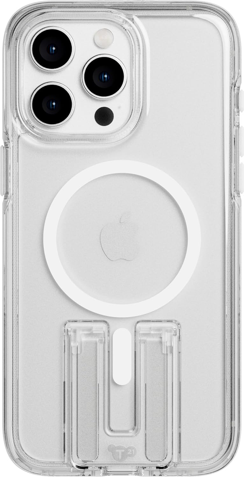 Tech21 Evocrystal Kick Case with Magsafe for Iphone 15 Pro Max, White image number 3
