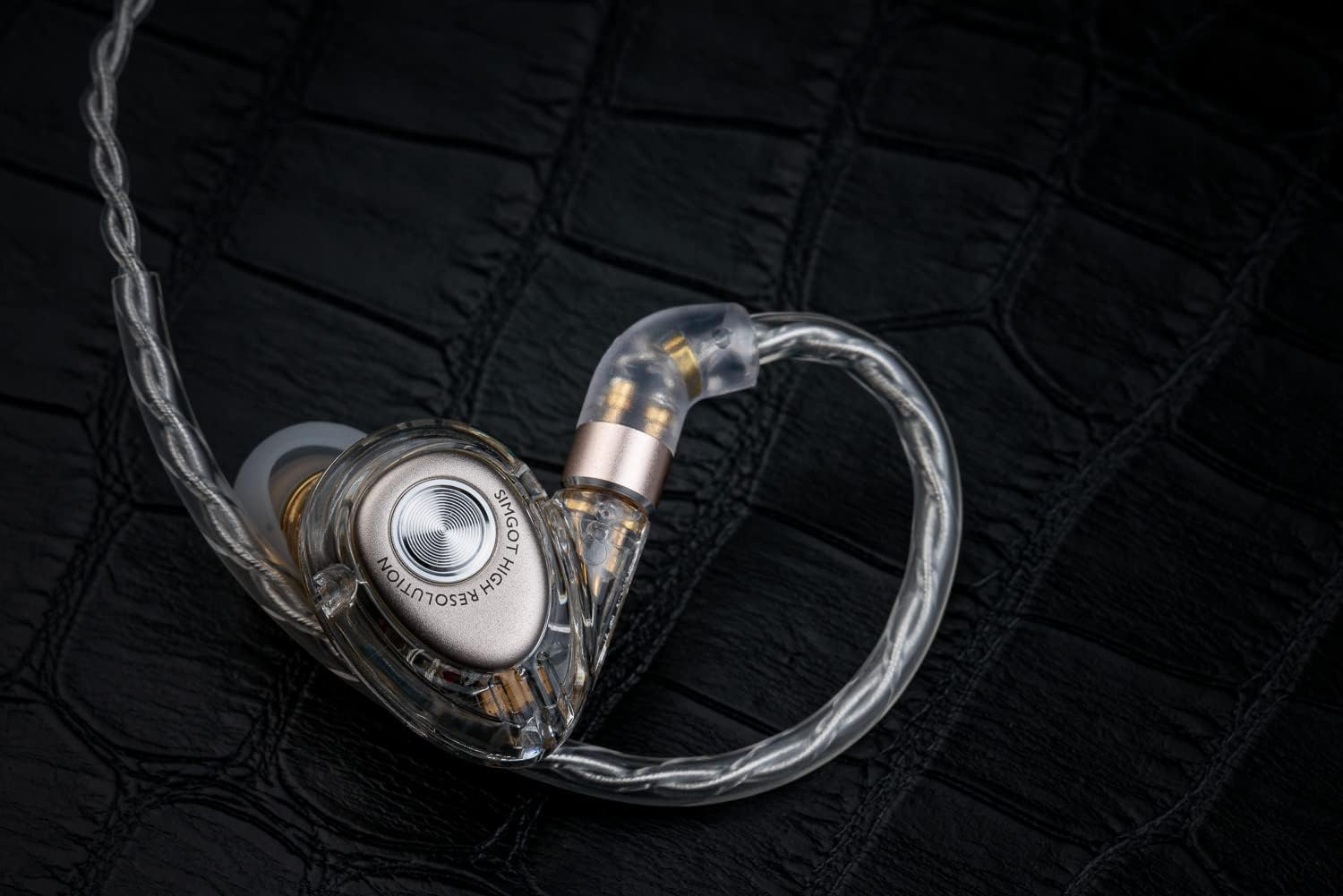 SIMGOT EM2 Roltion Dual Chamber DD+BA Hybrid Driver Playback Frequency Band 20Hz - 40Khz Black