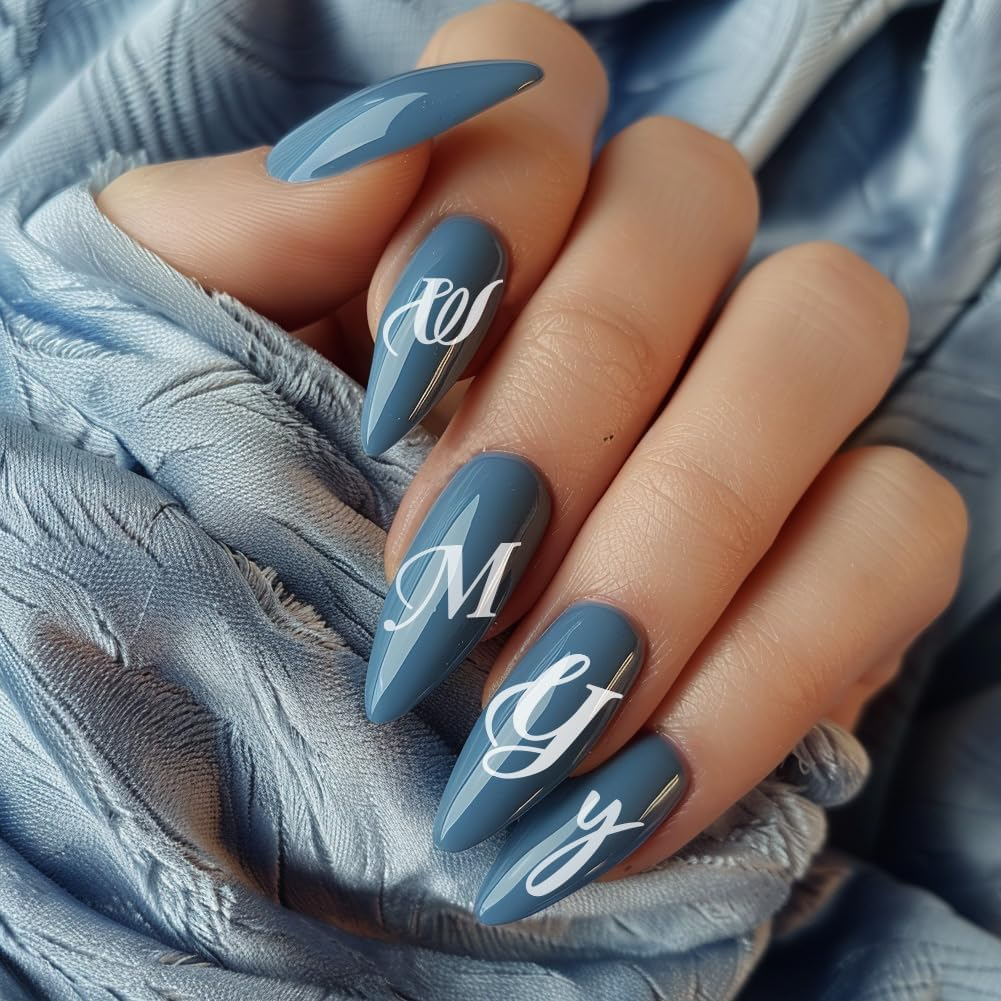 PH Pandahall 3PCS English Letter Nail Stamp Plate Personalized Letter Print Nail Stencils Stainless Steel Nail Template for English Alphabet Number Nail Art Design Image Plate 4.7X2.4 Inches image number 6