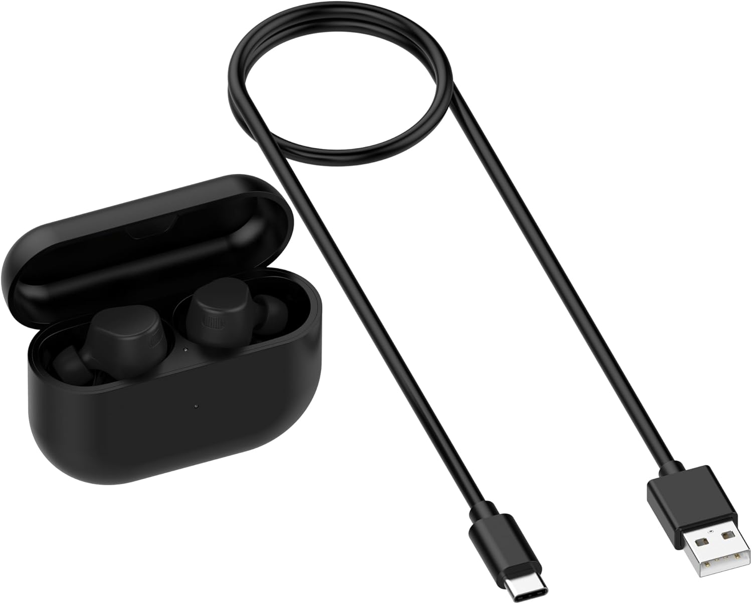 Replacement Charging Case for Jabra Elite5 Universal Charging Case, M026 Charging Compartment Charging Cradle Dock Station - with USB Cord Charger Cable for Elite 5 image number 3