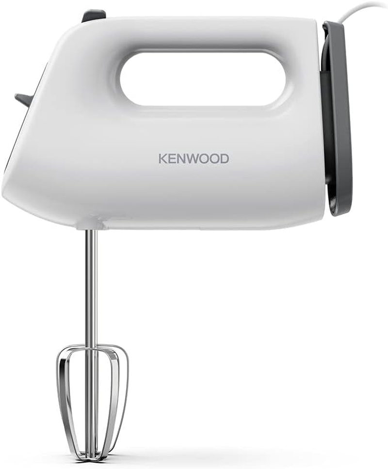Kenwood Quickmix Lite, Lightweight Hand Mixer Twin Beaters with Slow Speed Start, Sureeject Tool, Cord Wrap, HMP10.00WH, 300W Motor, Dishwasher Safe, White image number 4