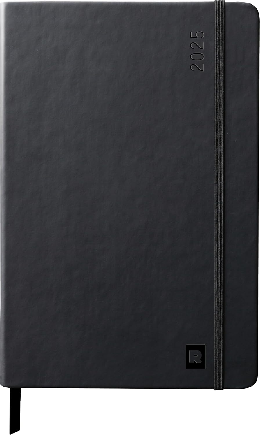 Rhodia Cf117069 Notebook Diary A6 Weekly Left Type Web Planner Weekly Horizontal Black image number 1