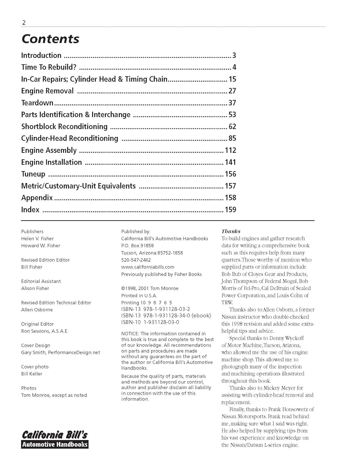 How to Rebuild Your Nissan & Datsun Ohc image number 1