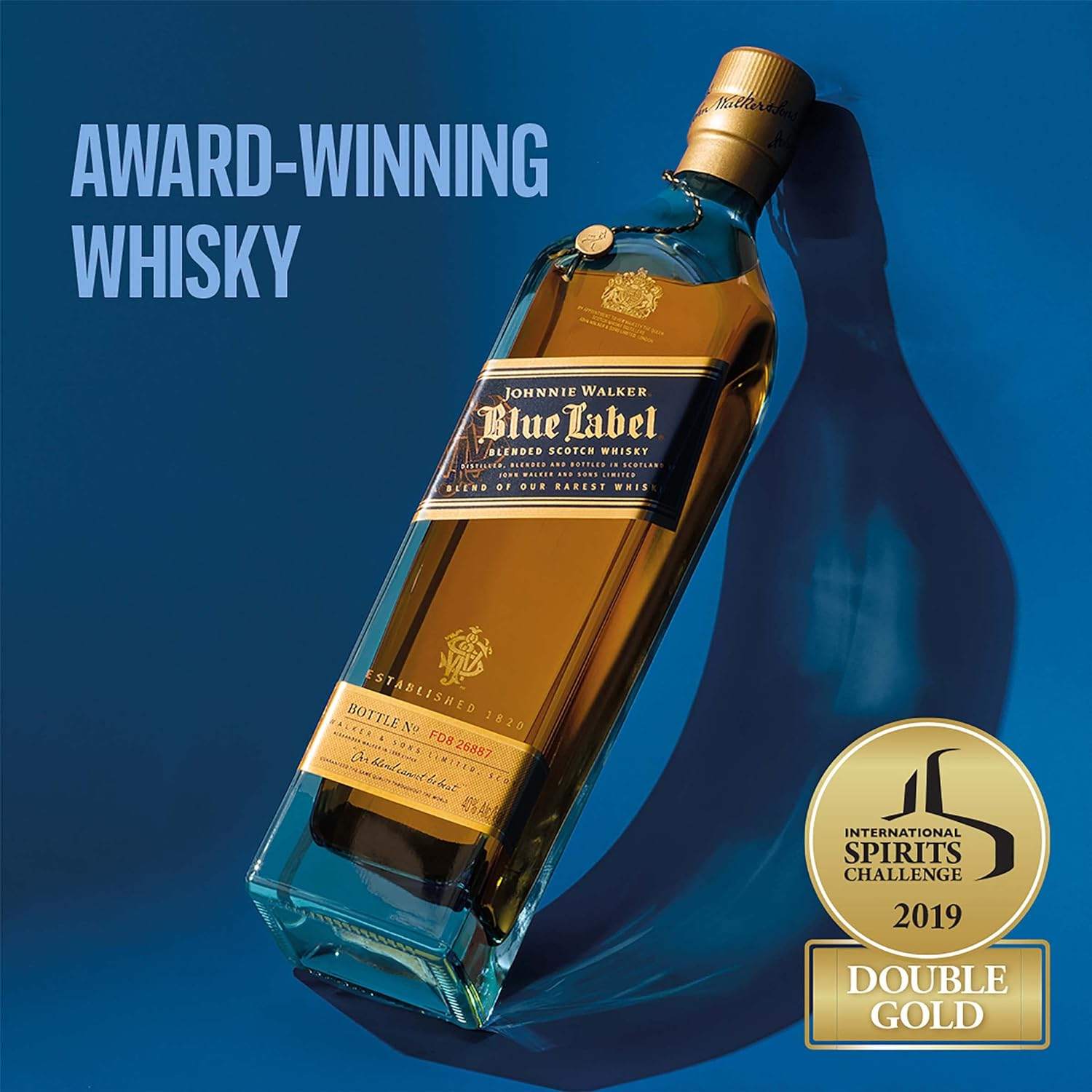 Johnnie Walker Blue Label Scotch Whisky, 700Ml image number 2