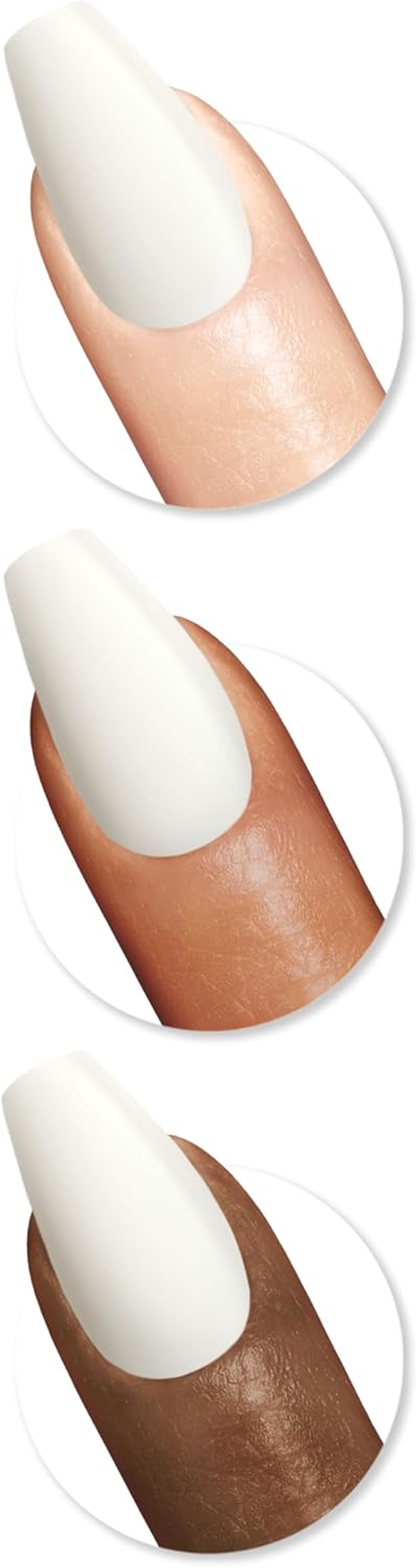 Sally Hansen Salon Effects Perfect Press-On Nails, Viva Vanilla, Press on Nails, Easy to Apply, Nail Glue & Adhesive Tabs Included image number 4
