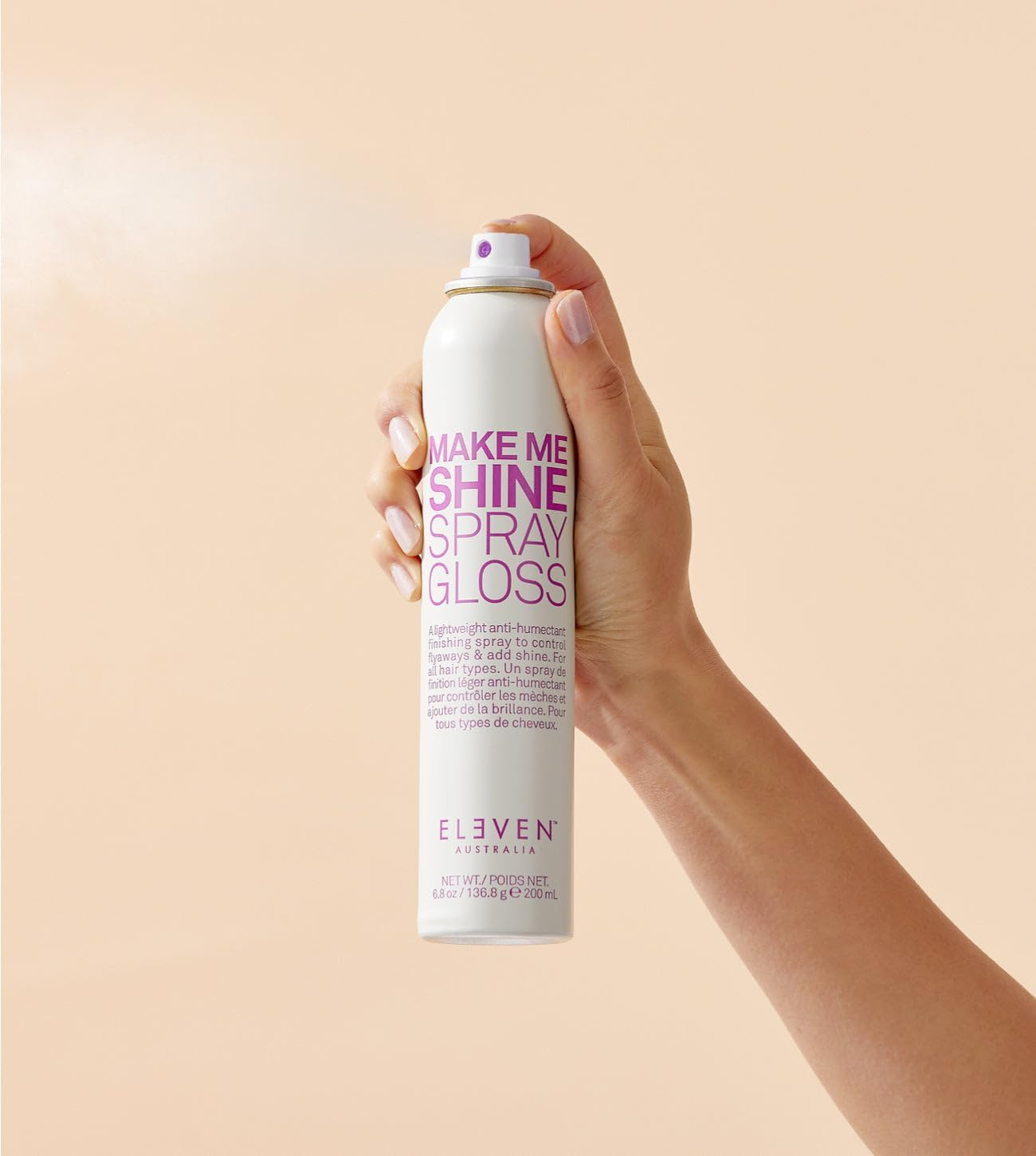 Eleven Australia Spray Styling Make Me Shine Spray Gloss image number 1