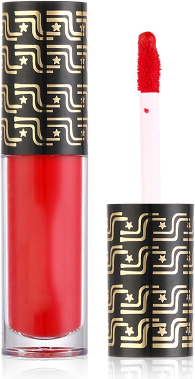 Miutii 1PC Matte Liquid Lipstick Creamy Soft Velvety Lip Gloss Long Lasting Lightweight Non Transfer Water Resistant Lip Stain Nude Pink One Size