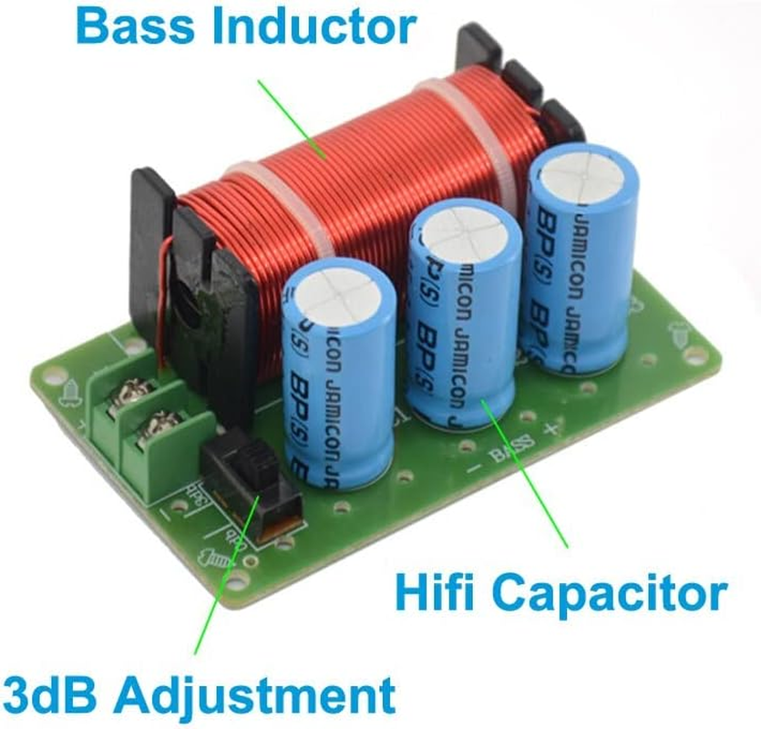 HOOCI 1 PCS 200W Bass Speaker 50Hz Subwoofer Frequency Divider Home Theater Hifi Stereo Bass DIY Car Audio Woofer Crossover Filter image number 1