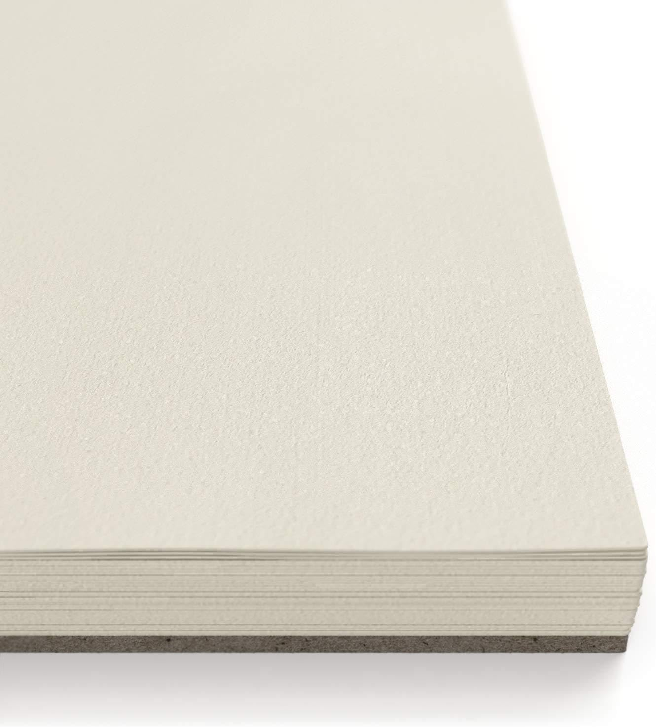 ARTEZA 11X14 Mixed Media Sketch Book, 2 Pack, 110Lb/180Gsm, 120 Sheets (Acid-Free, Micro-Perforated), Spiral-Bound Pad, Ideal for Wet and Dry Media, Sketching, Drawing, and Painting image number 2