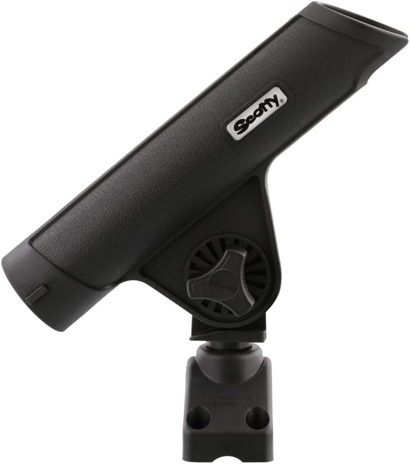 Scotty #350-BK Rodmaster II Rod Holder Black with 241 Side Deck Mount, Small image number 3