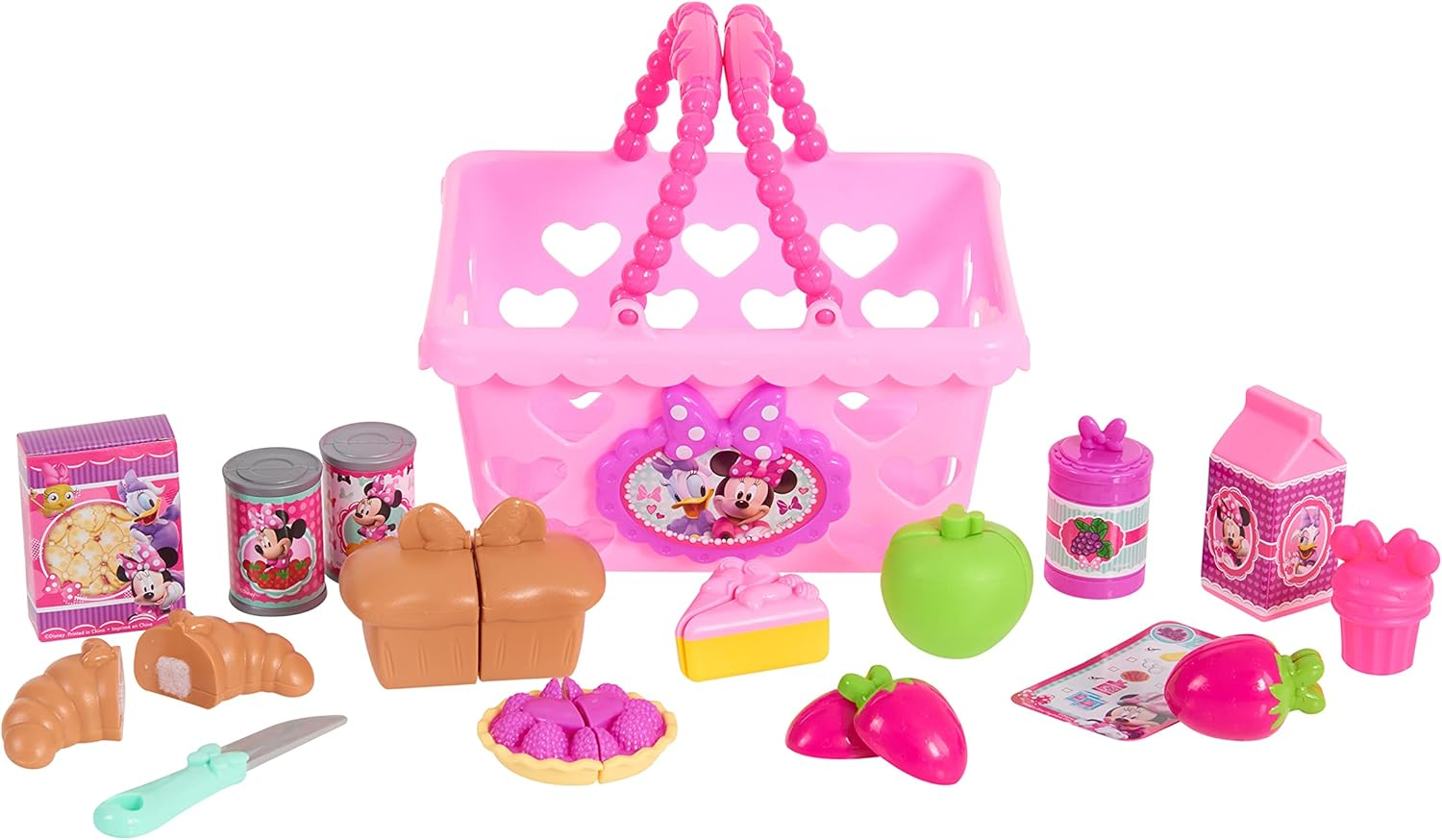 Minnie Mouse Minnie Mouse JPL88900 Minnie Bow Tique Bowtastic Shopping Basket Set, Pink Shopping Basket image number 2