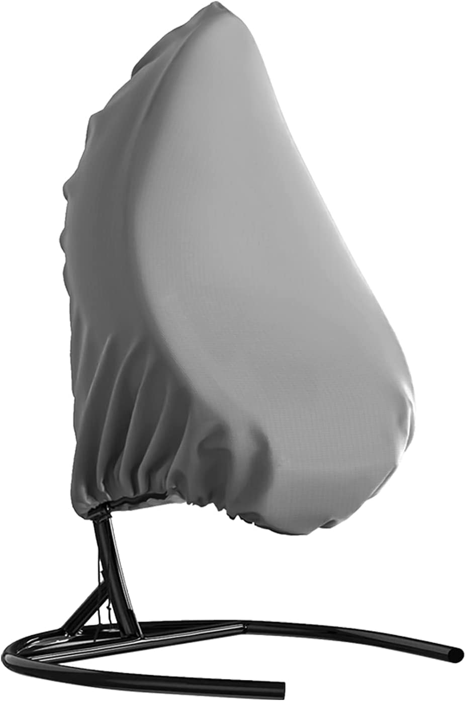 KOZYARD Outdoor Hanging Swing Egg Chair Cover Oxford Fabric Patio Single Seat Cover Waterproof Anti-Dust with Zipper 420D Oxford Fabric for Most Outdoor Swing Chair Dust Protector 115X190Cm image number 5