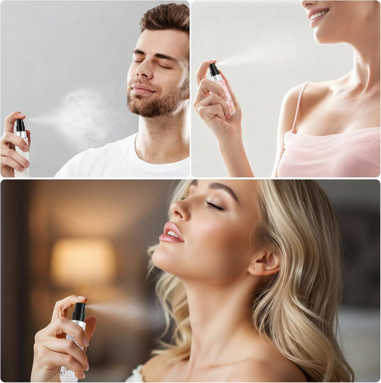 BRITIVIVE Perfume Atomiser Refillable Perfume Travel Bottle Travel Perfume Atomiser Refillable Perfume Bottle for Air Travel Holiday Camping Business (5 Ml) image number 2