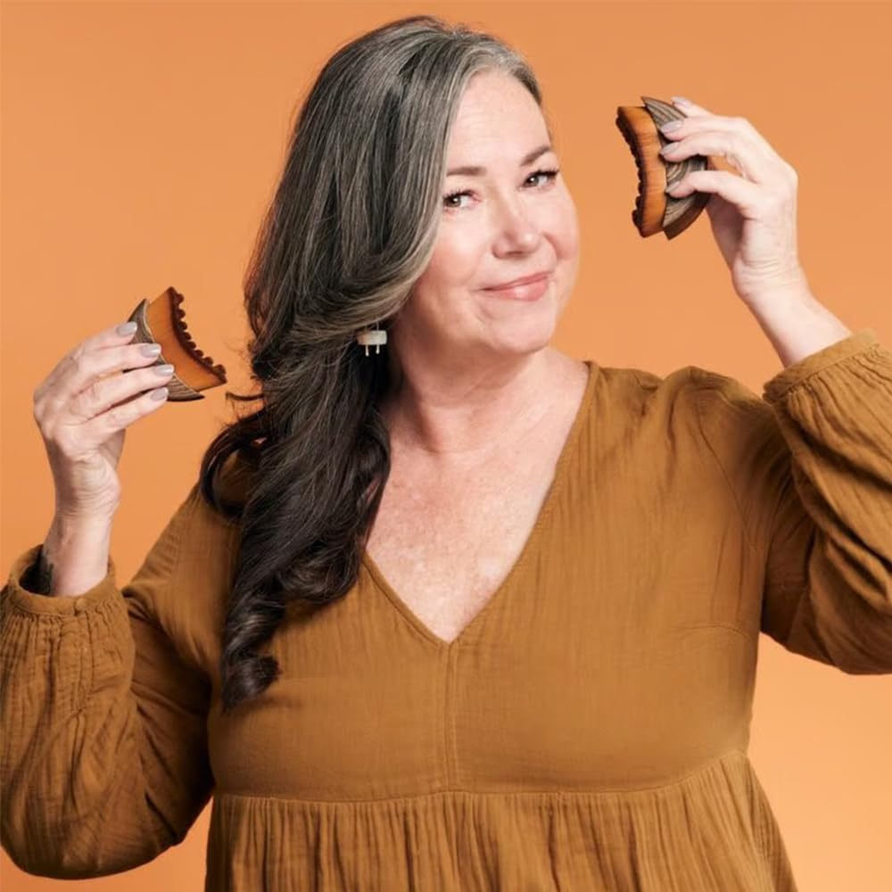 Lymphatic Contour Face Brush Chin & Jawline Sculpting Dry Brushing Face Brush Massager Fit the Skin Precisely Ergonomical Design Cleaning Relieve Fatigue image number 5