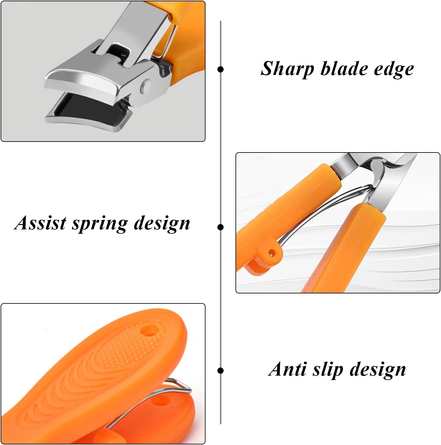 2 X Nail Cutters and 2 X Nail File, Nail Trimming Tools, Nail Care Accessories, DIY Nail Art Accessories.