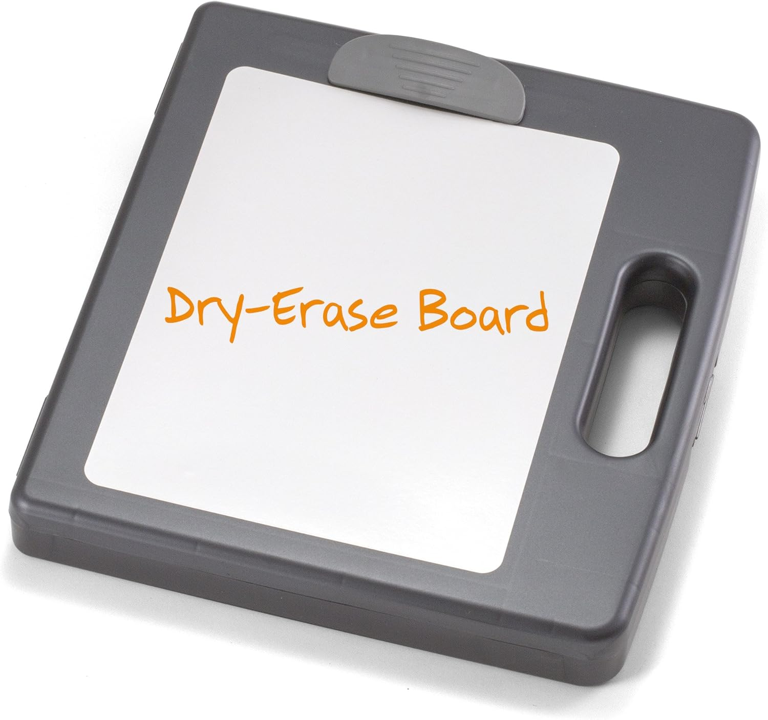 Officemate Clipboard Box for Activities with Dry Erase Board, Letter/A4 Size, Charcoal (83383) image number 2