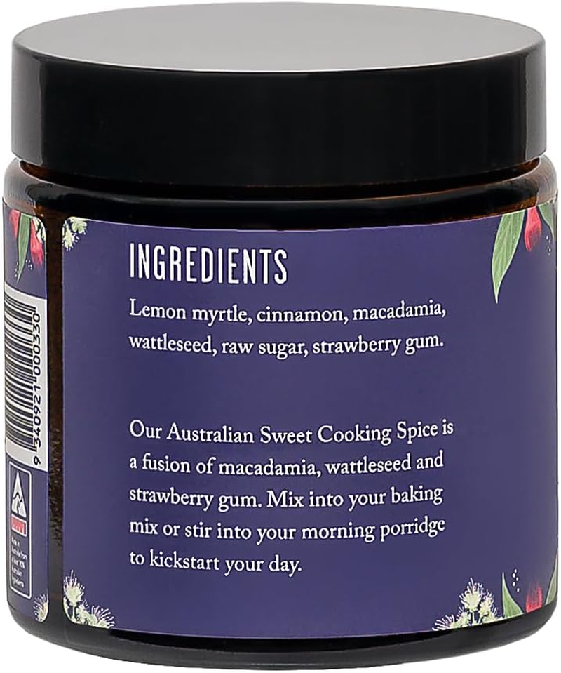 Australian Bush Spices - Sweet Cooking Spice Glass 60G image number 3