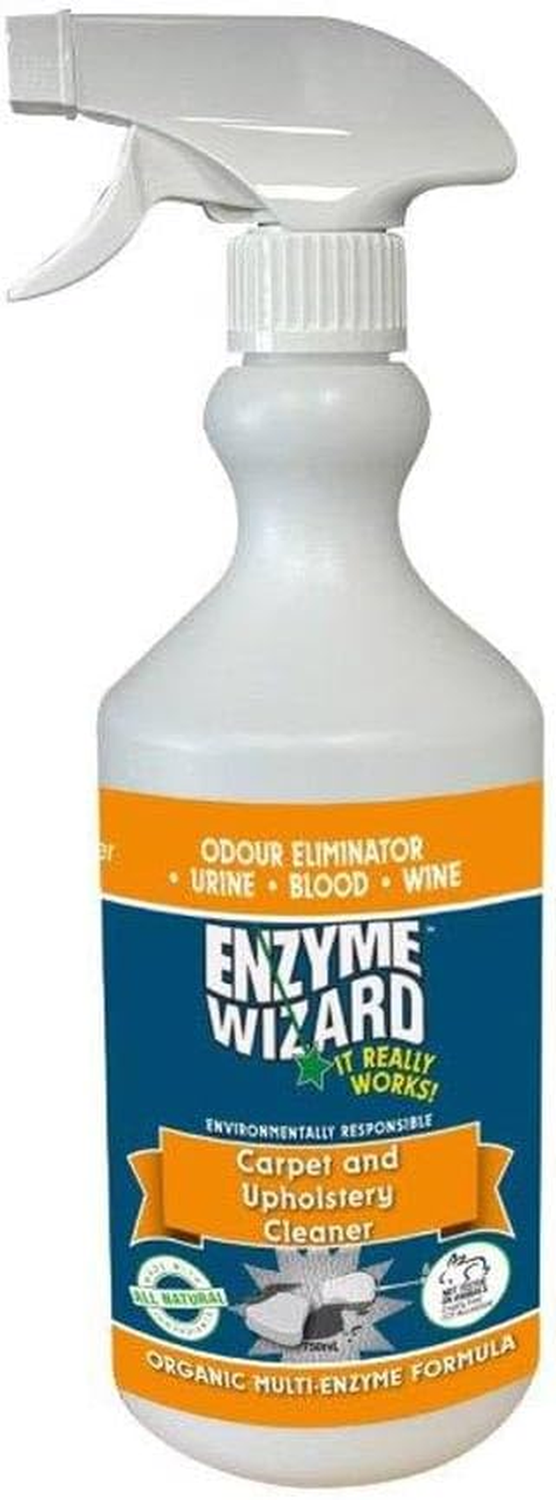 Enzyme Wizard Carpet & Upholstery Cleaner 750Ml