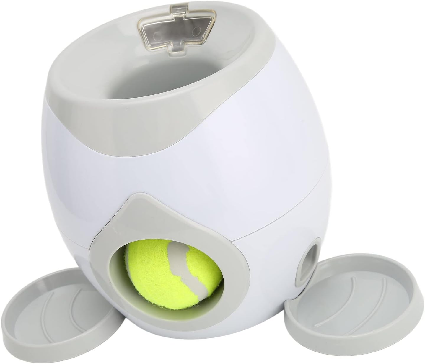 Dog Tennis Food Reward Machine Interactive Dog Ball Feed Machine with Feeding Flat Tray for Dog Puppy Makes Your Pet Healthier, More Energetic and Flexible for Small to Medium Size image number 4