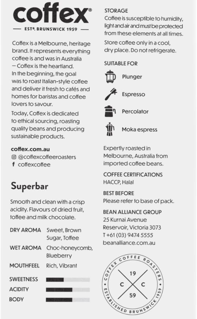 Coffex Ground Coffee (250G, Superbar) image number 3