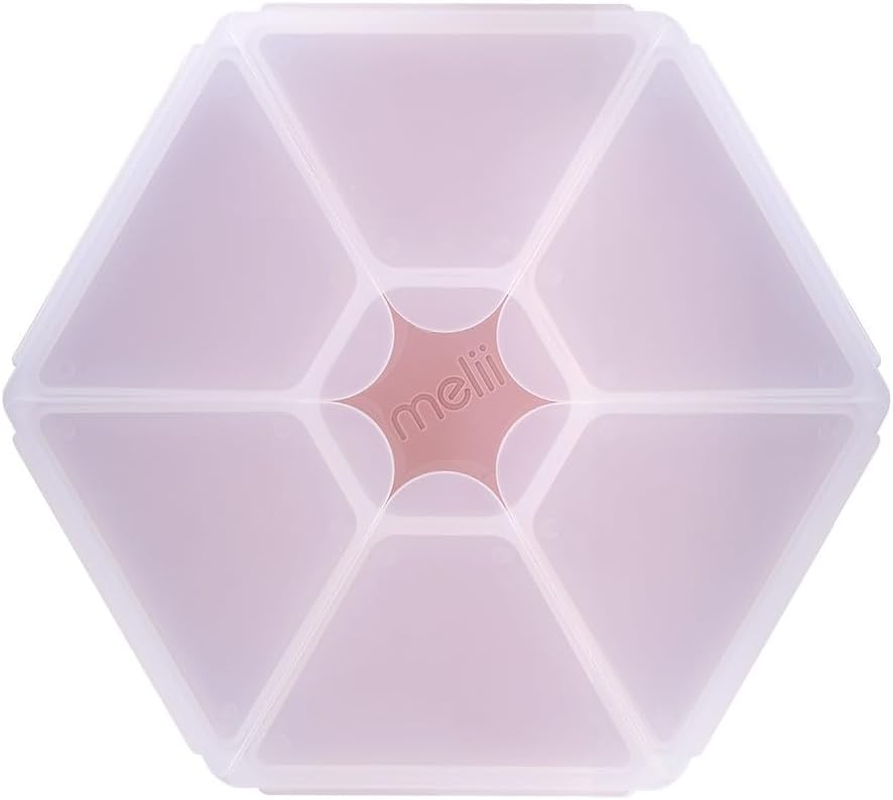Melii Luxe Hexagon Snackle Box - Pink