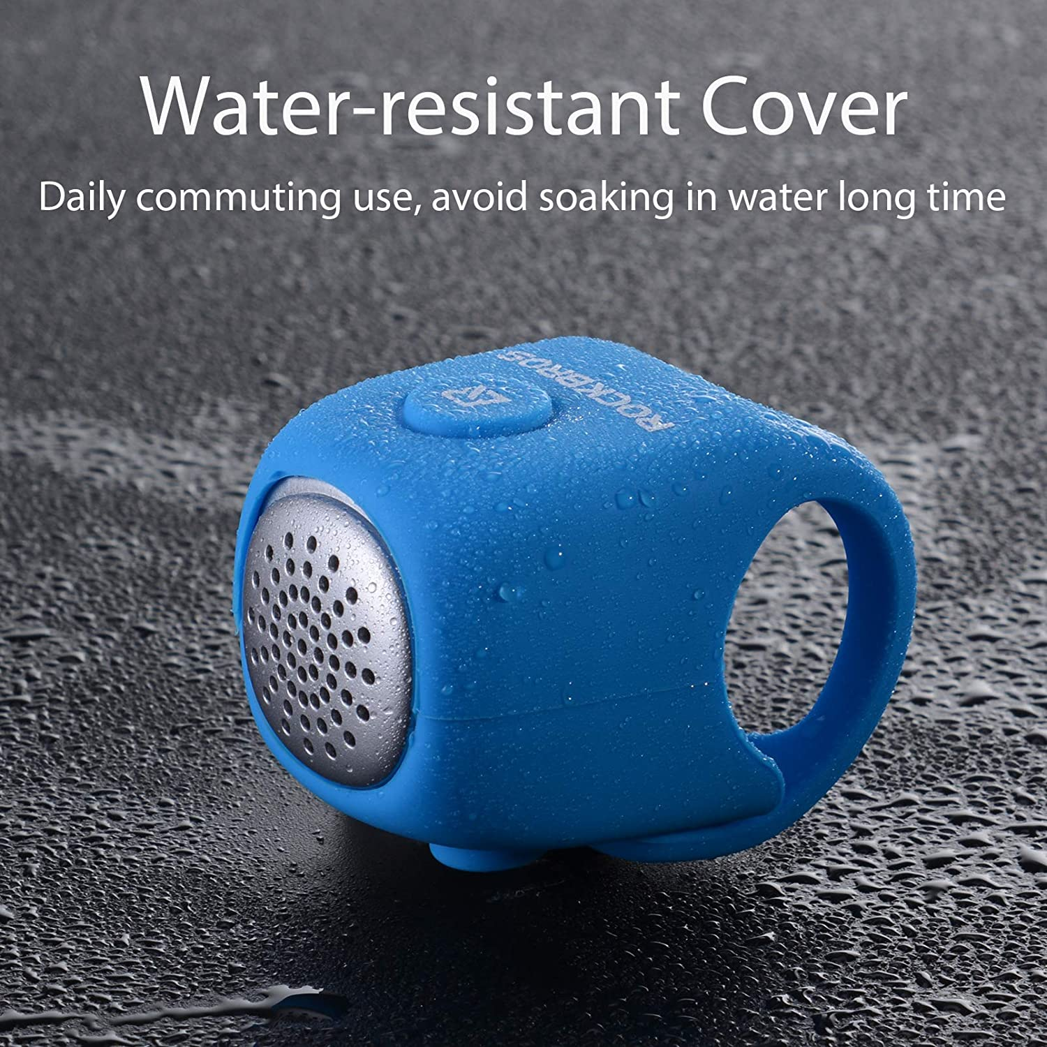 ROCKBROS Electra Bike Bell 90Db Electric Cycling Bells Horn Loud Bicycle Horns Water-Resistant 3 Sound Modes Bike Bells