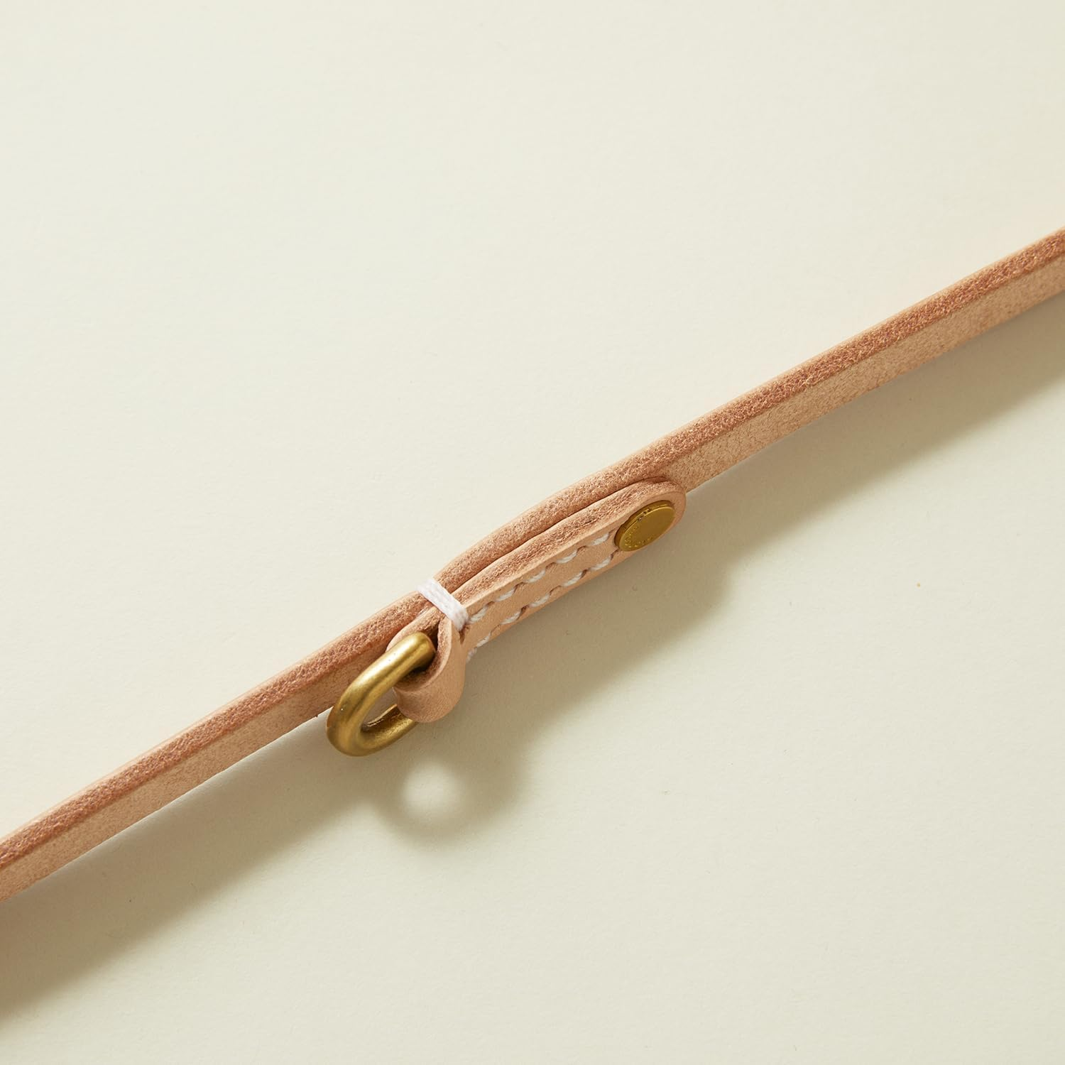 We Original All Leather Lead - Natural(M) for Medium and Large Dogs/Good Manners Dog Series image number 3