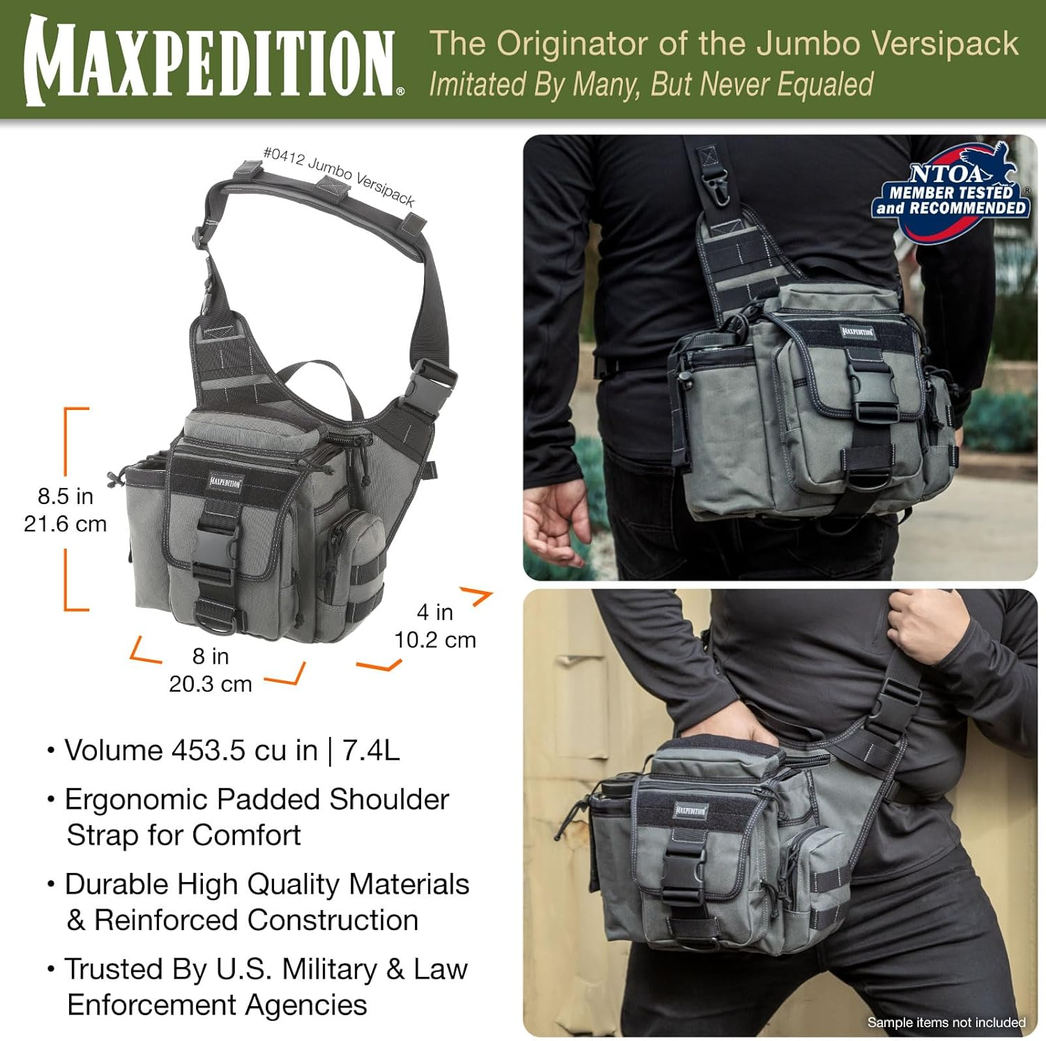 MAXPEDITION Jumbo Versipack Waist Pack - Black image number 4