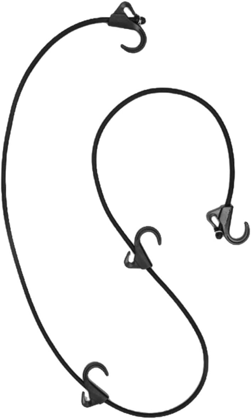 VERDANVERSE Heavy Duty Elastic Bungee Cord with Carabiner Hooks for Outdoor Camping Hiking Climbing Multipurpose Stretch Strap for Tent Fixation and Luggage Securing image number 4