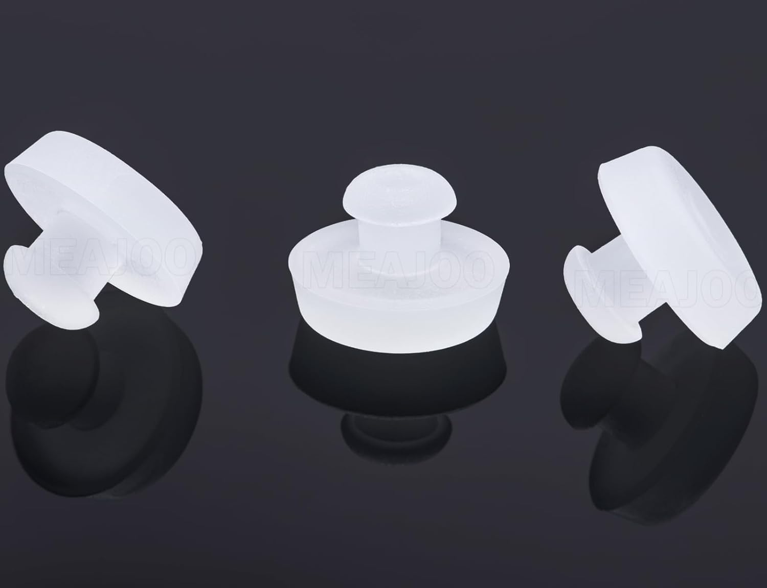 MEAJOO 2PCS Hyundai Kia Brake Pedal Stopper, Brake Pedal Stop Pad 32876-36000 Compatible with Kia Optima Sorento Sportage Soul, Hyundai Accent Elantra Sonata Veracruz 32876-25000 - 5 Pcs - 32876-36000 / B image number 4