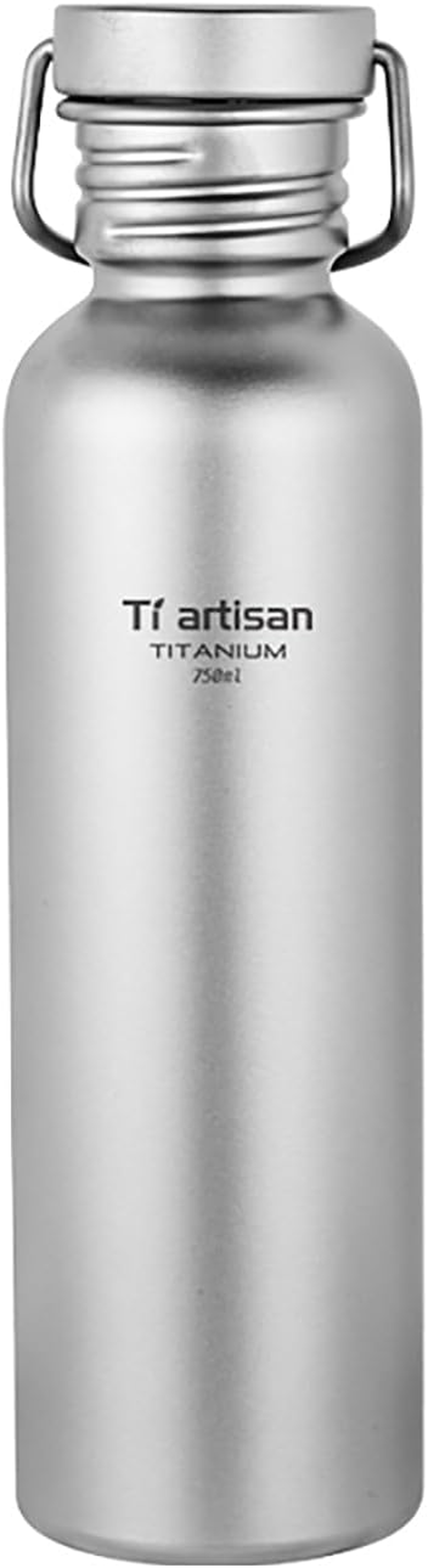 Ti Artisan Titanium Water Bottle Sport Bottle Ultralight Leakproof for Outdoor Camping Hiking (750Ml) image number 6