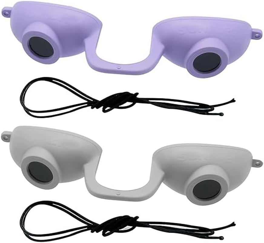 2 Pack EVO FLEX Sunnies Flexible Tanning Bed Goggles Eye Protection UV Glasses