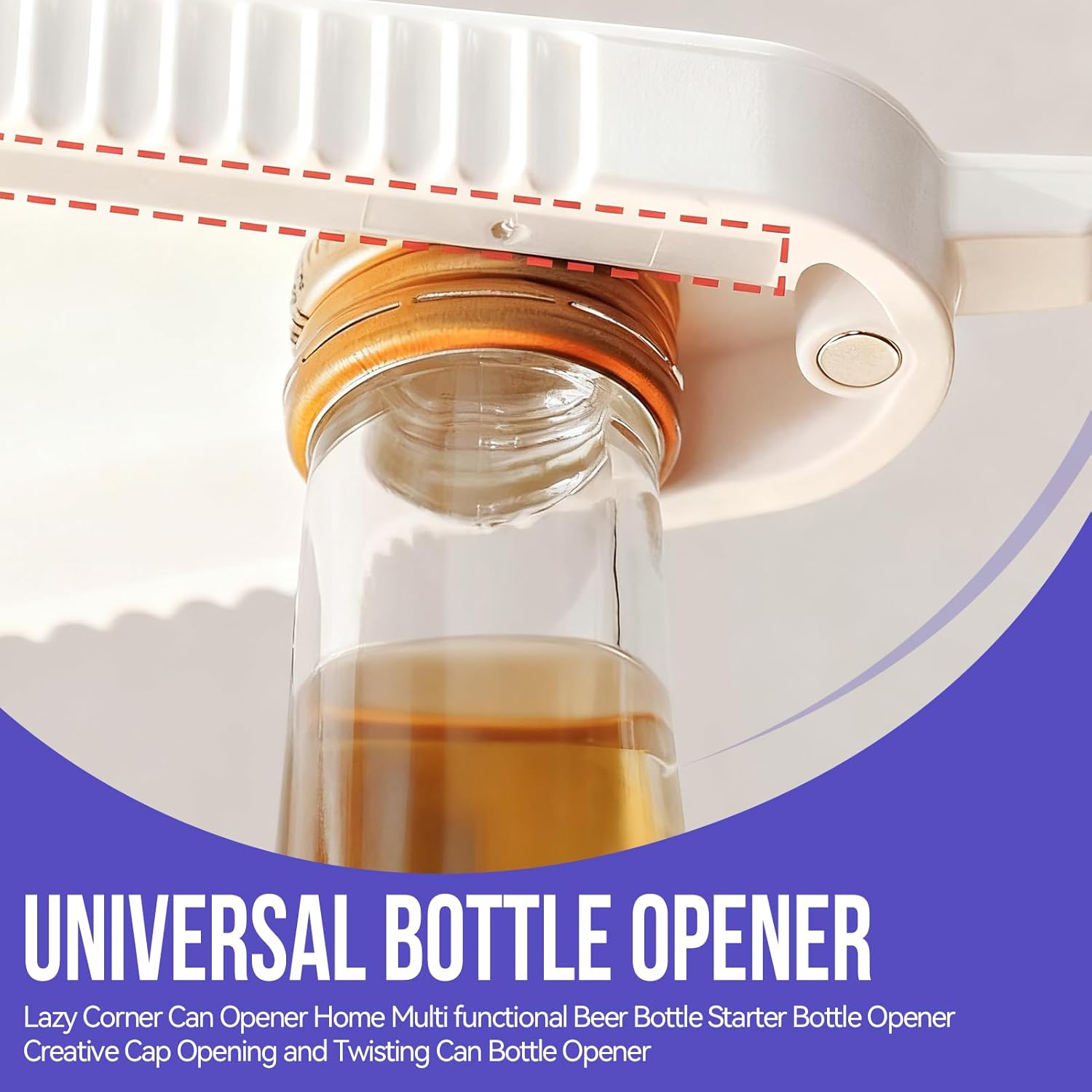 Jar Opener & Can Openers for Weak Hands,Multi-Function Bottle & Tin Opener,Ergonomic Design Kitchen Gadgets for Children, Elderly and Arthritis Sufferers, Easy-To-Use Kitchen Tools & Gadgets image number 3