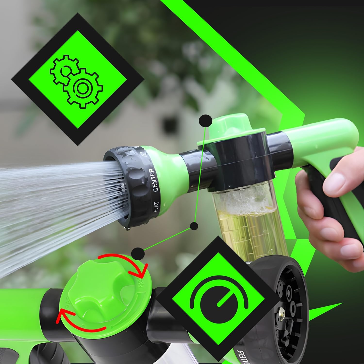 Retoo Car Cleaning Set 21 Pieces Car Care Set, Cleaning Brushes, Microfibre Cloths, Rim Brush, Car Wash Brush, Wash Set for Interior and Exterior, Cordless Screwdriver Brushes image number 5