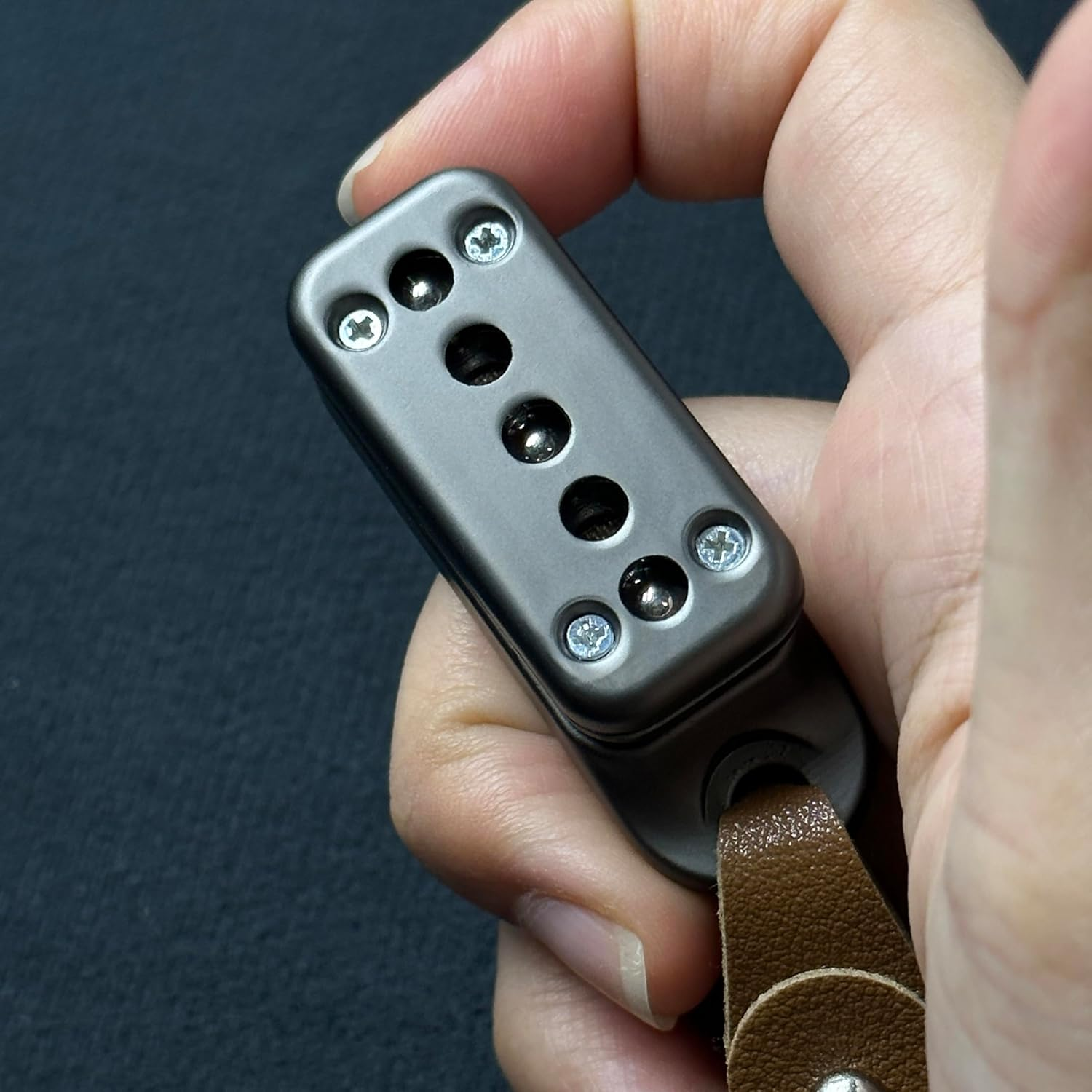 T-Conceal EDC Fidget Sliders Fidget Toys Stress Relief for Adults Magnetic Metal Finger Push Spin Coins Decompression Toys Haptic Slider image number 4