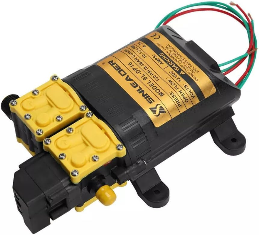 Youngly 12LPM Caravan 12V Water Pump 130PSI High Pressure Self-Priming Camping Boat Farm image number 2