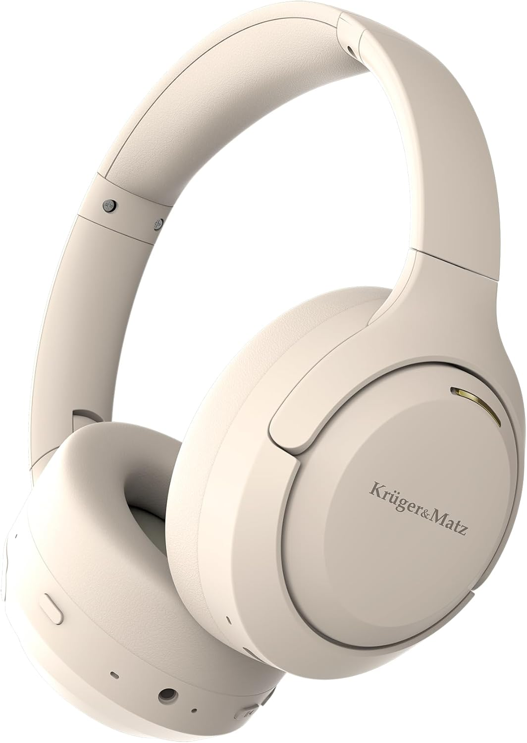 Kr&uuml;ger&Matz Wireless Earphones with ANC F8A Built-In Bluetooth Microphone 5.4 Beige image number 2