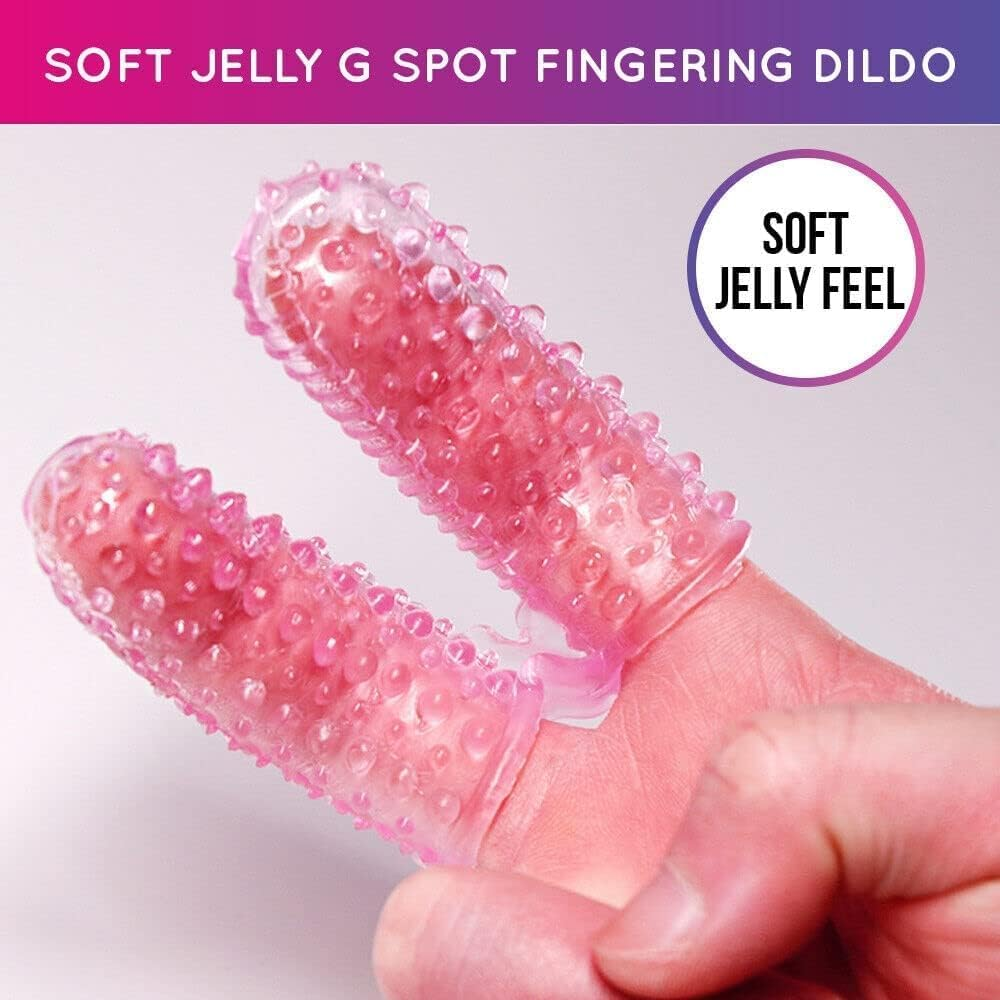 Finger Sleeves Vibrator Accessories, G-Spot Clitoral Stimulator Finger Sleeve Soft Silicone Sex Toy Stimulation for Women Vaginal Anal Sex for Couples image number 2