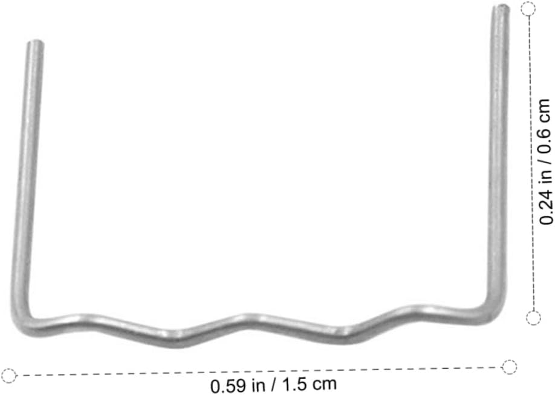 DOITOOL 500Pcs Welding Rods and Hot Stapler Auto Bumper Repairing Tool Metal Welding Wire Patch 0.6Mm Wave Straight for Car Body Repair and Automotive Maintenance