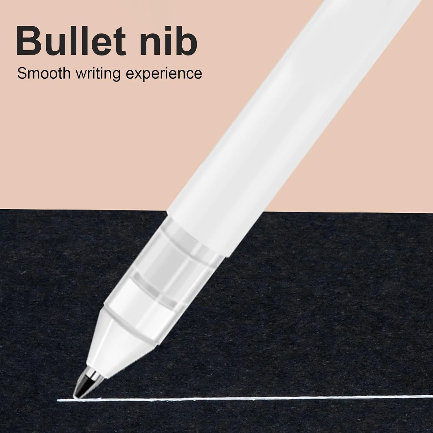 6PCS White Paint Pen for Art with 0.8Mm Fine Point Tip,Ideal for Art Painting and Highlighting image number 3