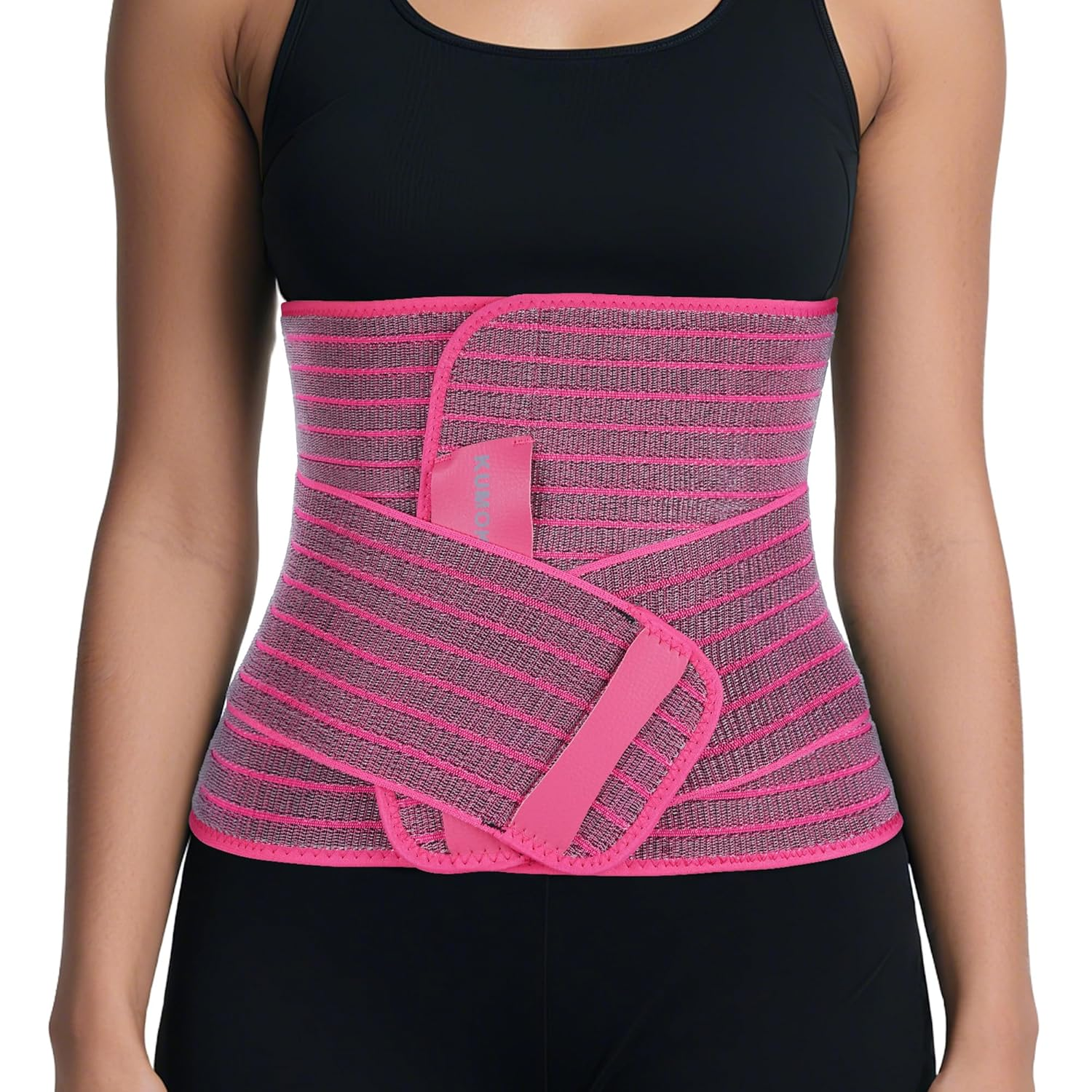 Abdominal Binder Post Surgery - Postpartum Belly Band Wrap | Post C Section Belly Binder Recovery Belt | Stomach Compression Hernia Belt for Men or Women after Pregnancy image number 5