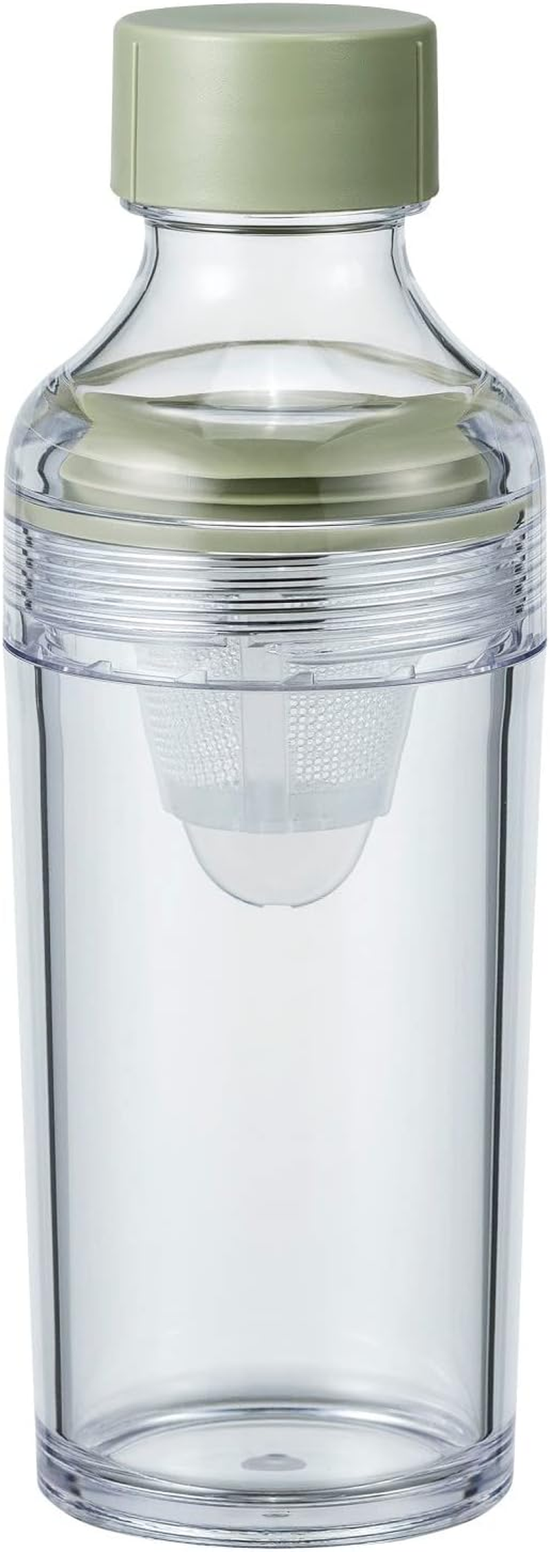 HARIO FIBP-16-SG Filter-In Bottle, Portable, Smoky Green, Practical Capacity, 5.3 Fl Oz (160 Ml), Made in Japan