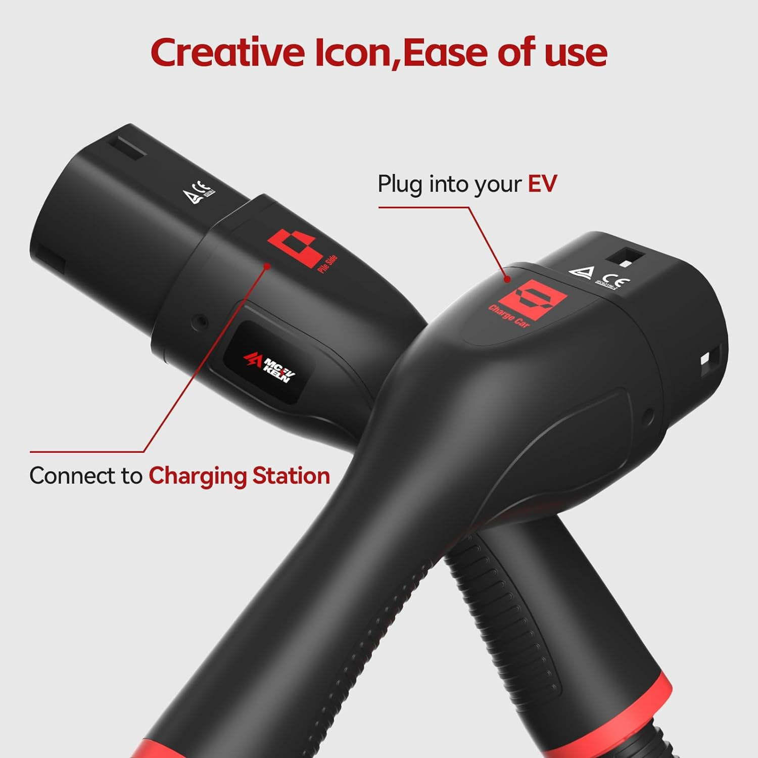 Type 2 EV Charging Cable 7M 22 Kw - Electric Vehicle Car Charger Type 2| RCM Certified| 3 Phase | 480V | IP54 |7M TPU Cable Compatible with All Evs Tesla/Mg/Byd image number 3