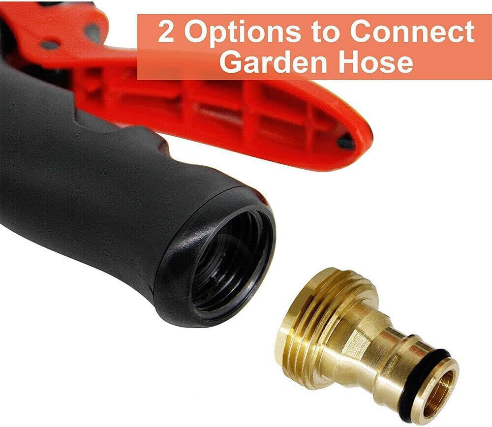 8PCS 1L High Pressure Car Wash Snow Foam Gun Washer Lance Hose Pipe Soap Spray Bottle image number 6