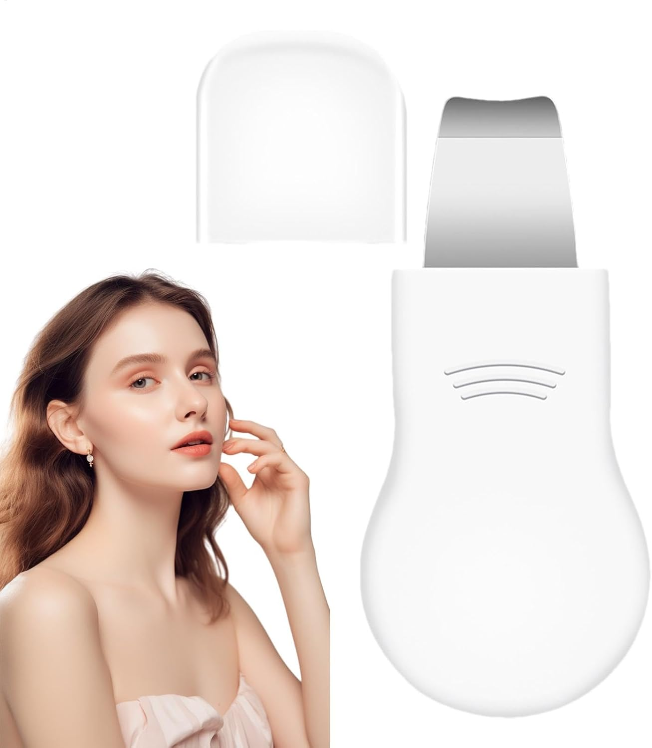 Nose Scraper Tool - Deep Face Scraping Shovel for Nose | Women Skin Care Cleaner Equipment for Home, School, Business Trips, Vacation, Travel - White image number 5